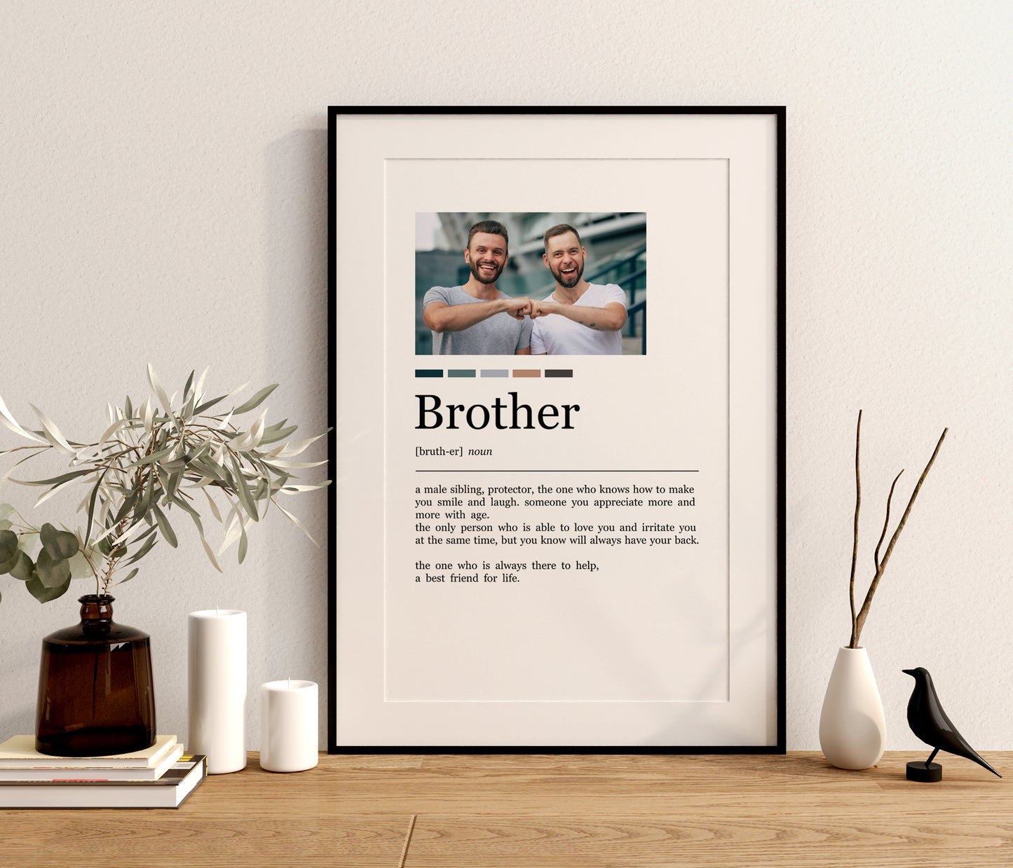 Personalised Brother Definition Print