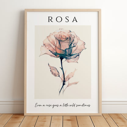 Rosa Quote Print