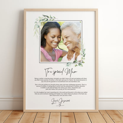 Personalised Photo Gift for Mum | Mother's Day Gift