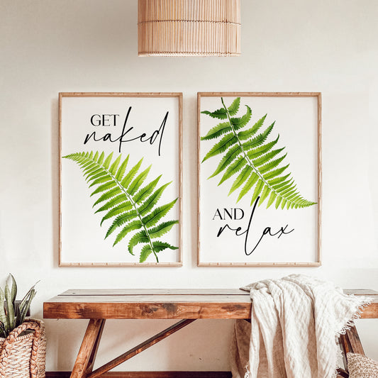 Get Naked and Relax | Set of 2