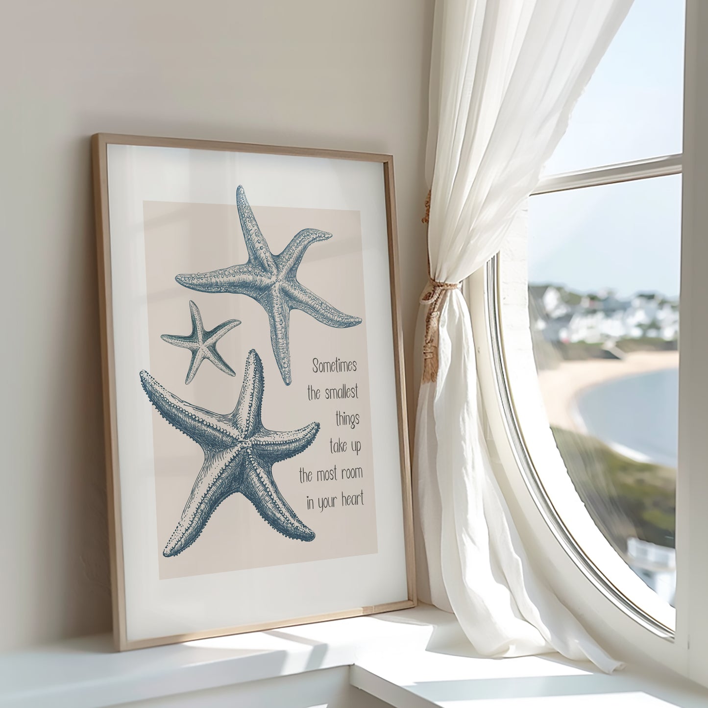Starfish Family Quote | Coastal Prints