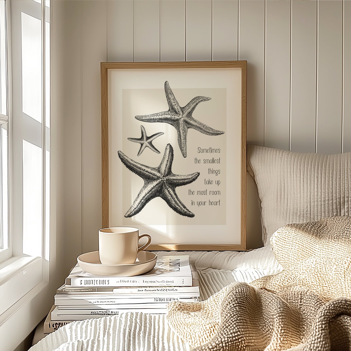 Starfish Family Quote | Coastal Prints