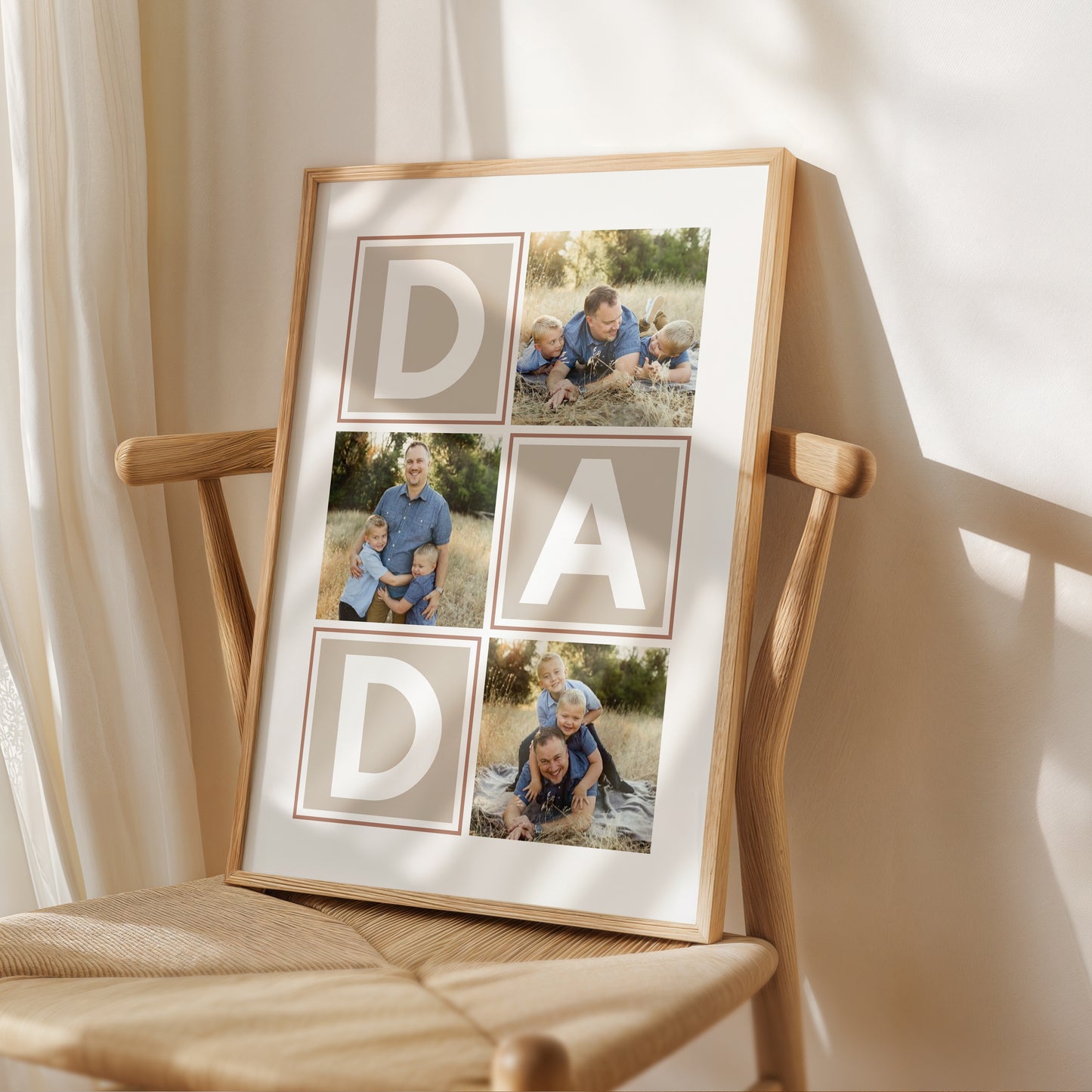 Personalised DAD Photo Print