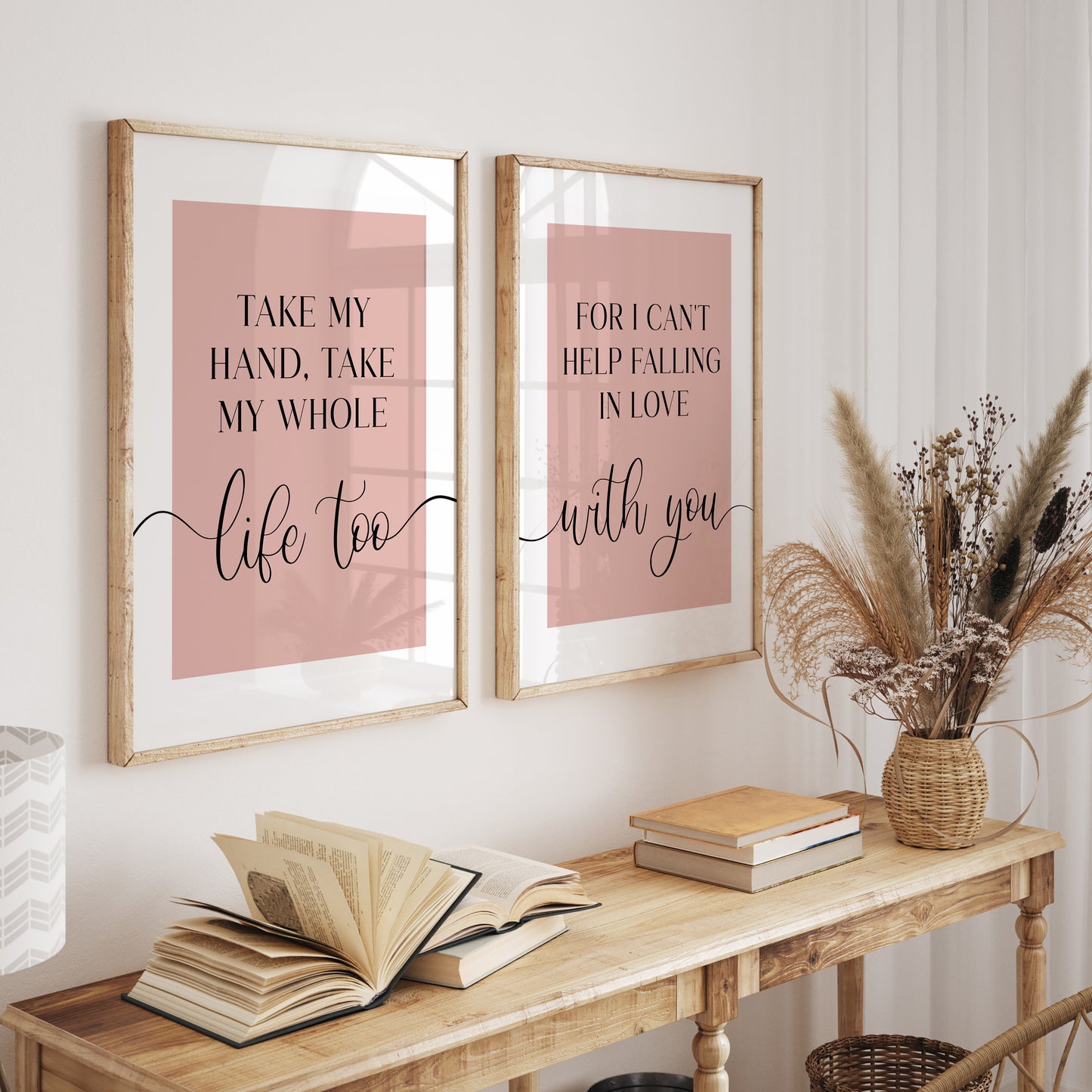 Take My Hand Take My Whole Life Too | Set of 2