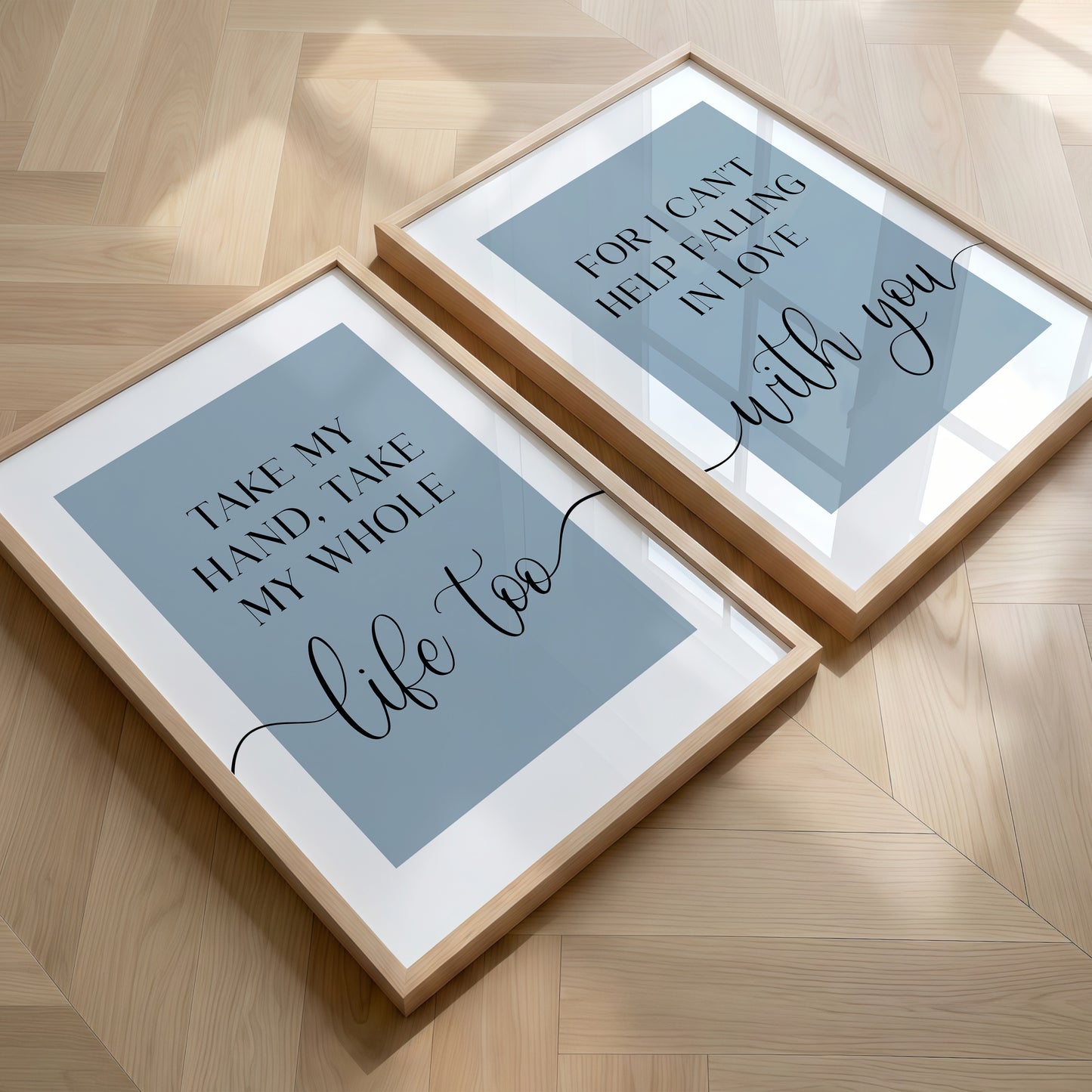 Take My Hand Take My Whole Life Too | Set of 2