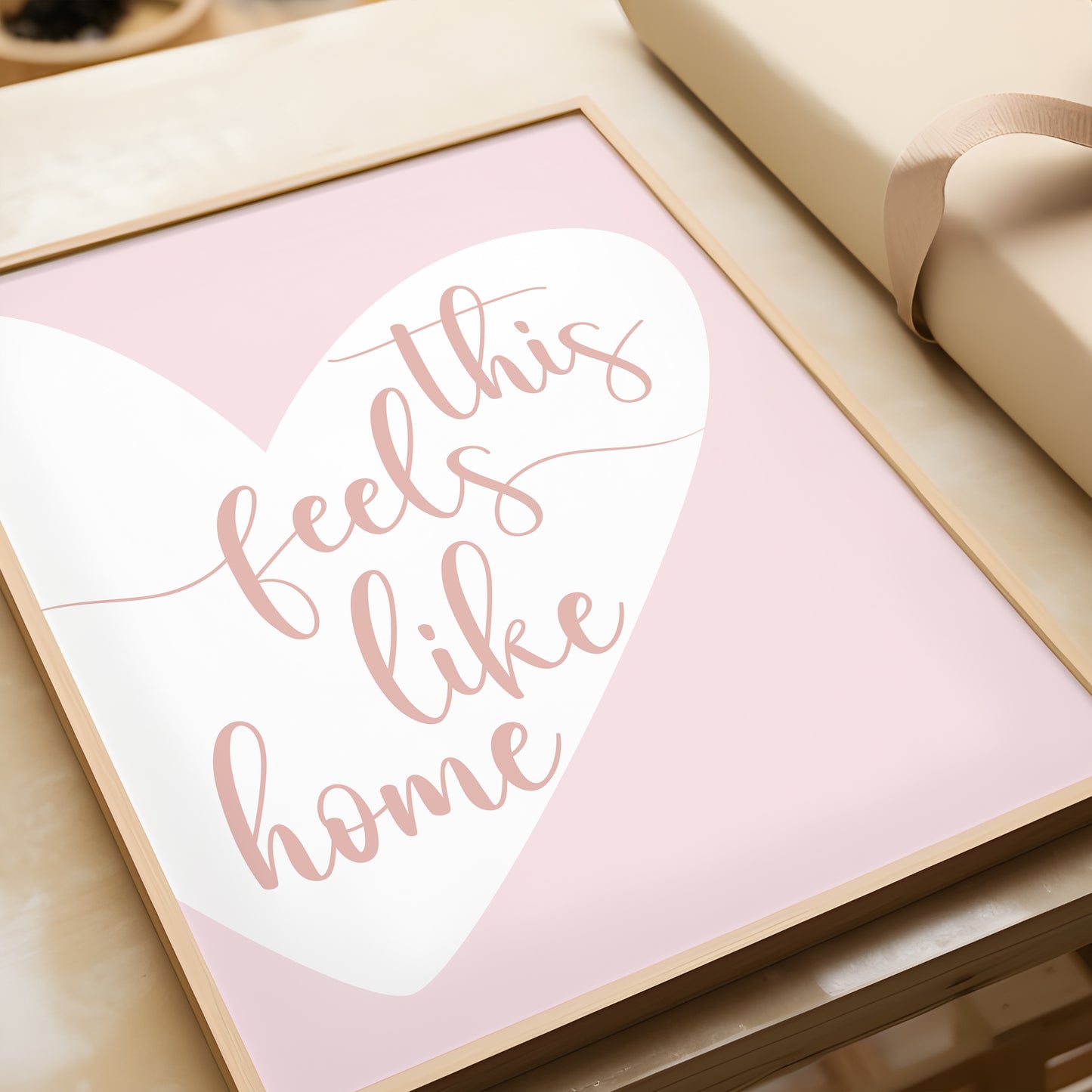 This Feels Like Home Heart Print