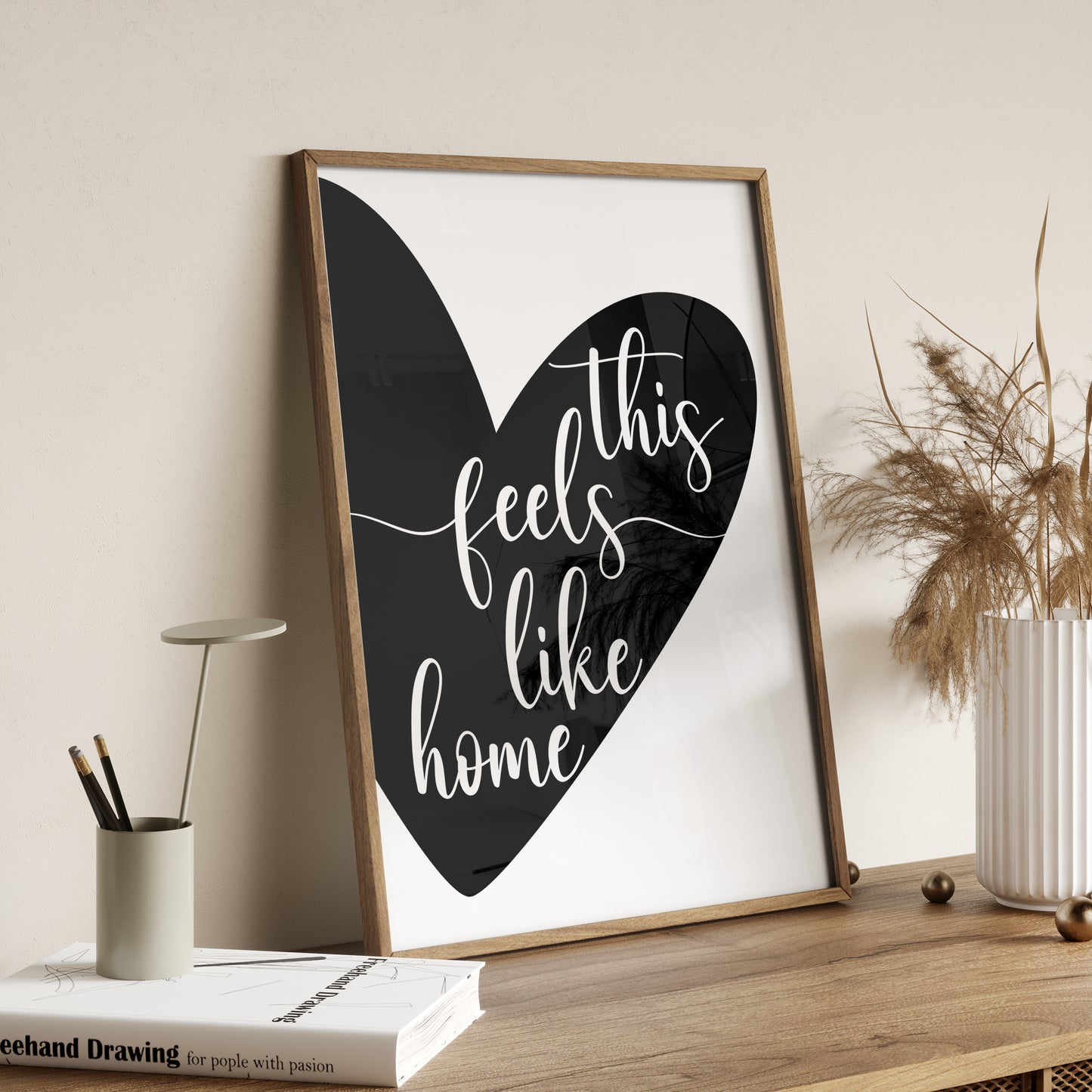 This Feels Like Home Heart Print