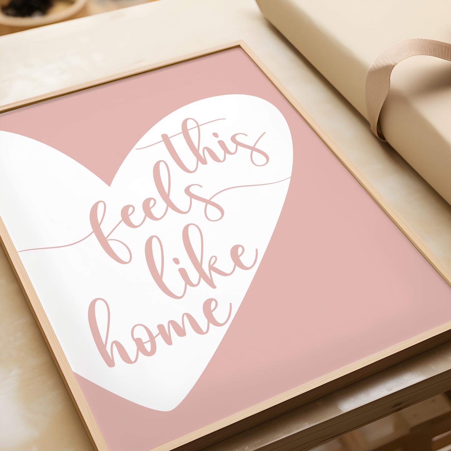 This Feels Like Home Heart Print