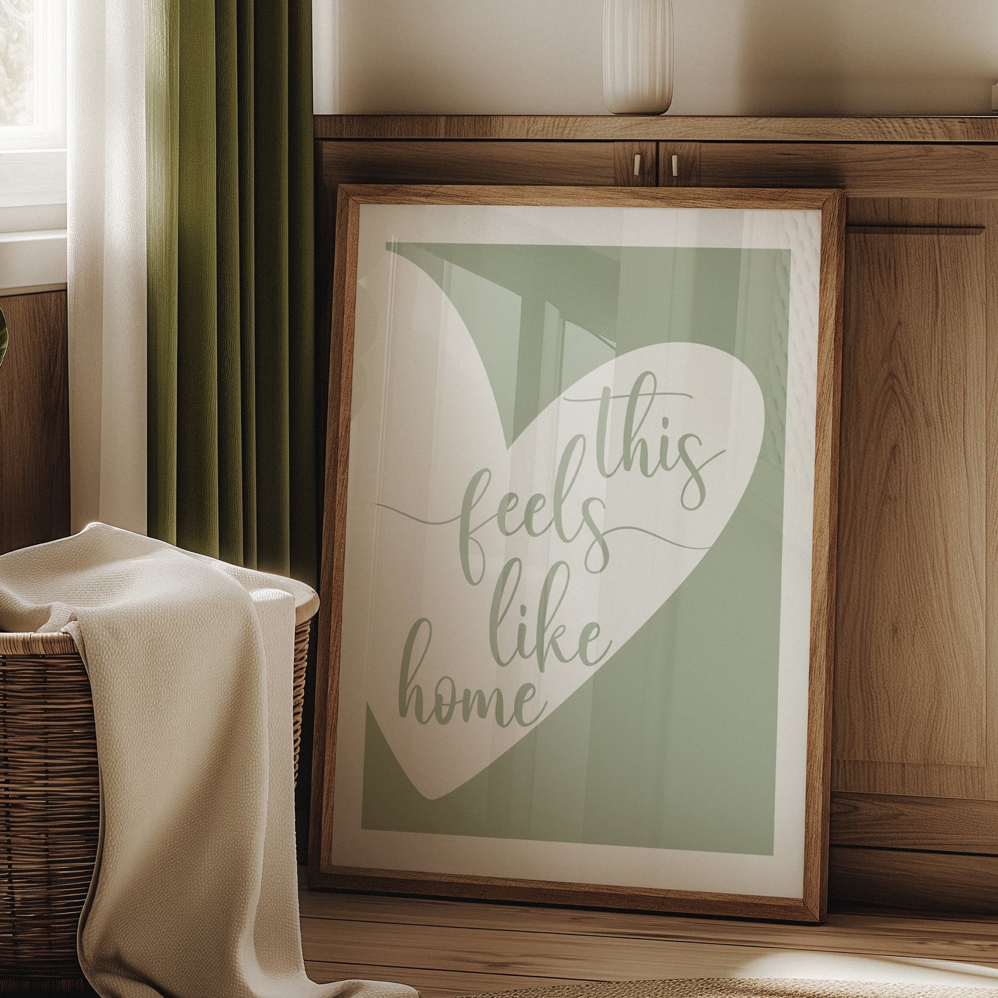 This Feels Like Home Heart Print