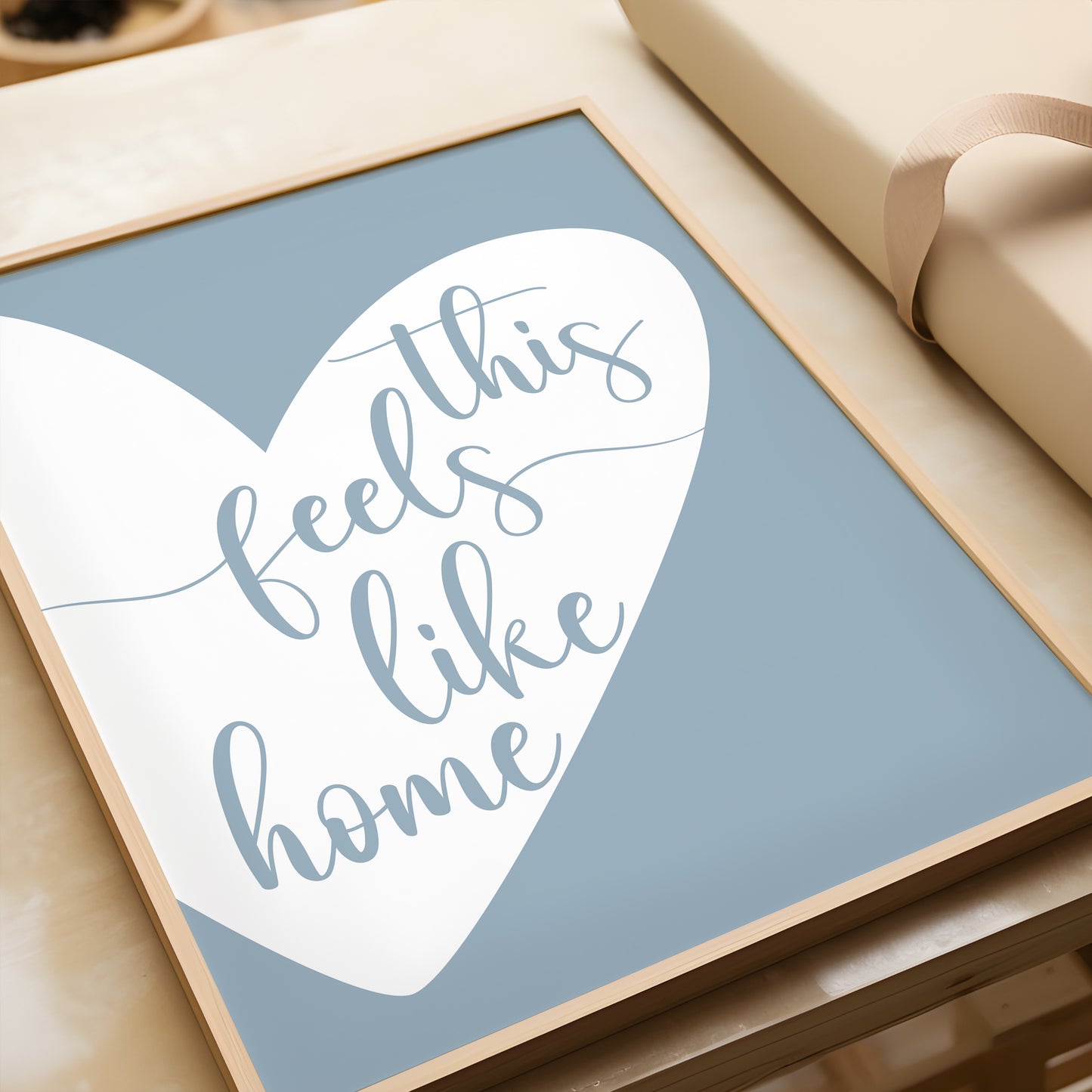 This Feels Like Home Heart Print