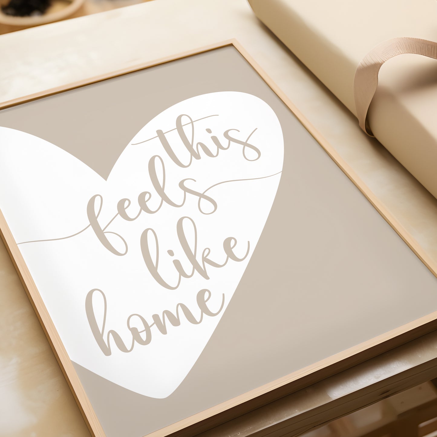 This Feels Like Home Heart Print