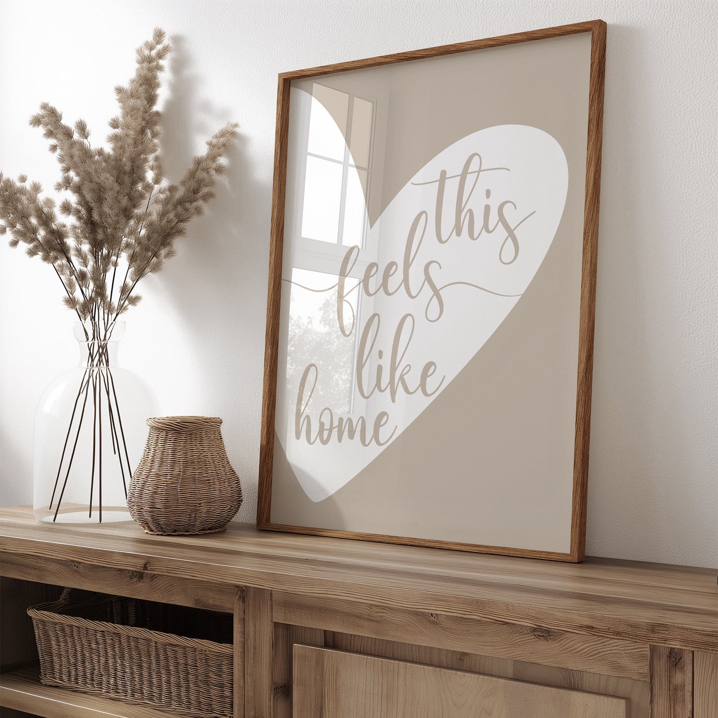 This Feels Like Home Heart Print