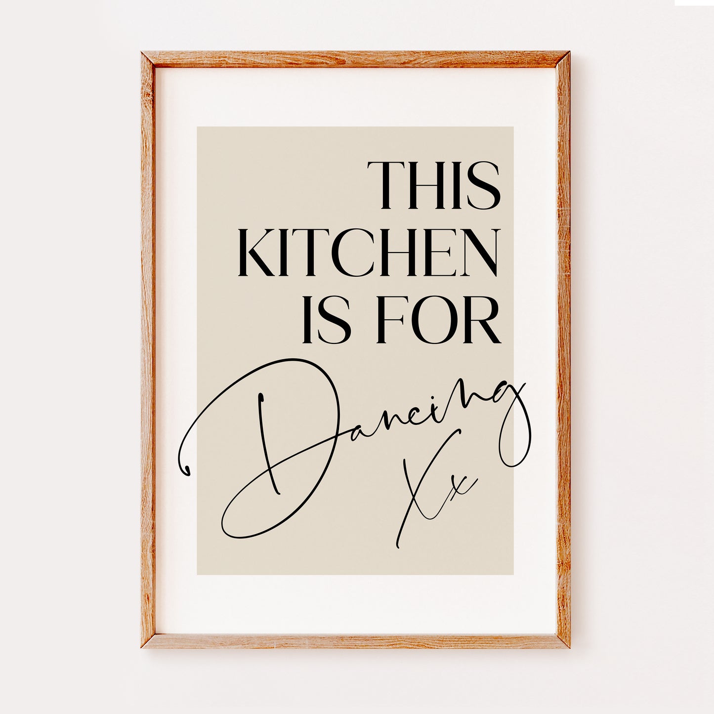 This Kitchen is for Dancing Kitchen Poster, Dining Room Print, MORE COLOURS