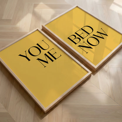 You Me Bed Now | Bedroom Prints